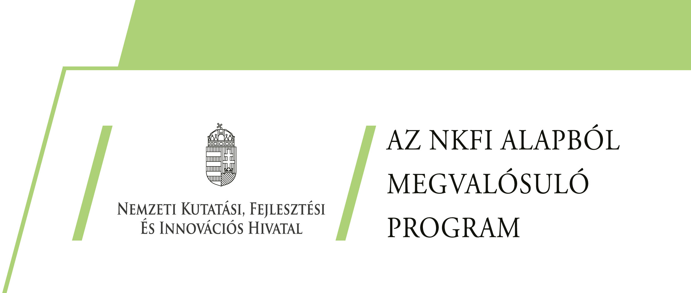 A pályázat arculati eleme.
