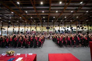 Diplomaátadó ünnepség az EJF-en.