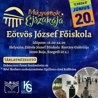 Múzeumok Éjszakája az Eötvös József Főiskolán