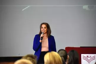 Dr. Egervári Dóra előadása az EJF-en