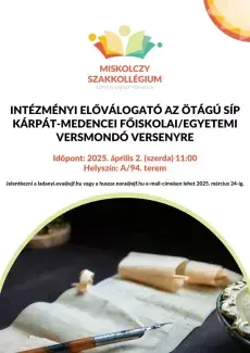 A program plakátja.