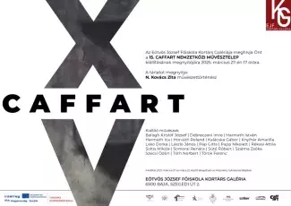 Meghívó a 15. Caffart Nemzetközi Művésztelep kiállításának megnyitójára