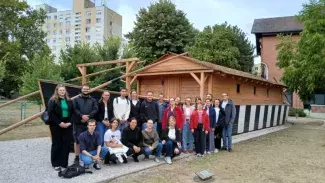 Az Erfurti Egyetem hallgatói Baján.