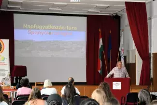 Dr. Sramó András előadása a főiskolán