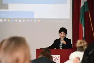 Sallee-Kereszturi Barbara humánökológus előadása az EJF-en
