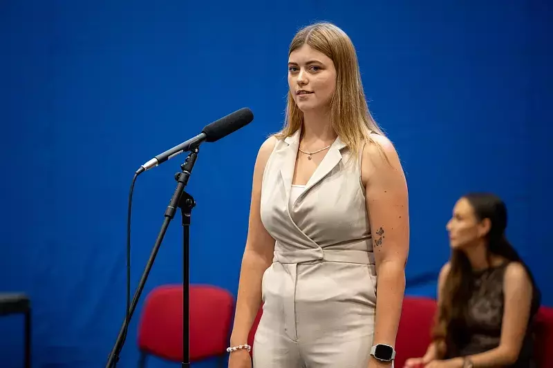 Diplomaátadó ünnepség az EJF-en.