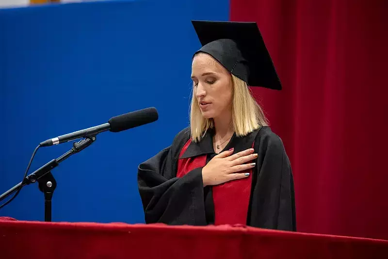 Diplomaátadó ünnepség az EJF-en.
