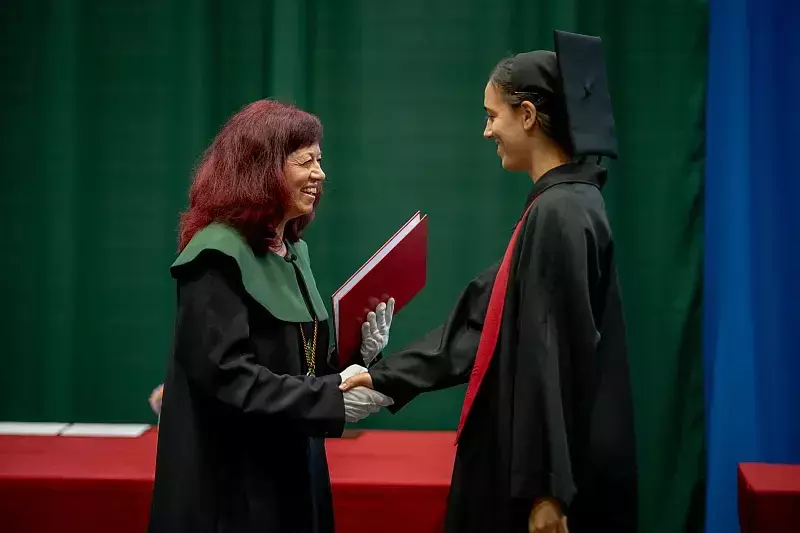 Diplomaátadó ünnepség az EJF-en.