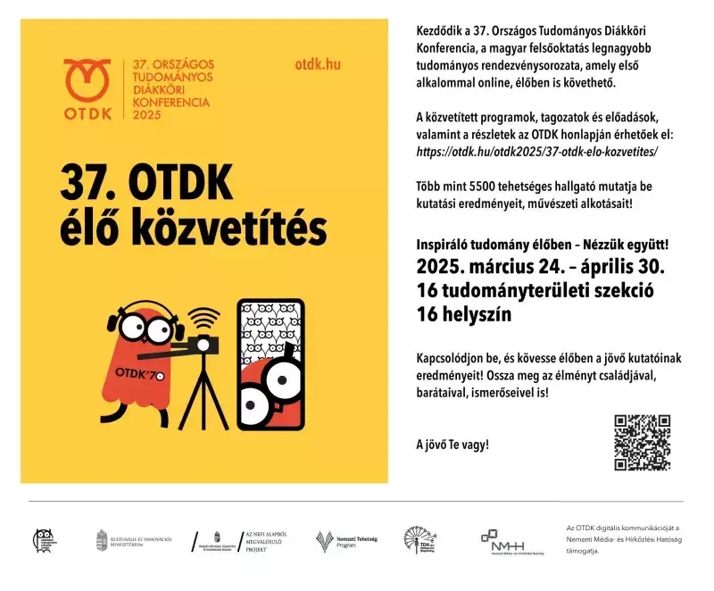 37. OTDK élő közvetítés