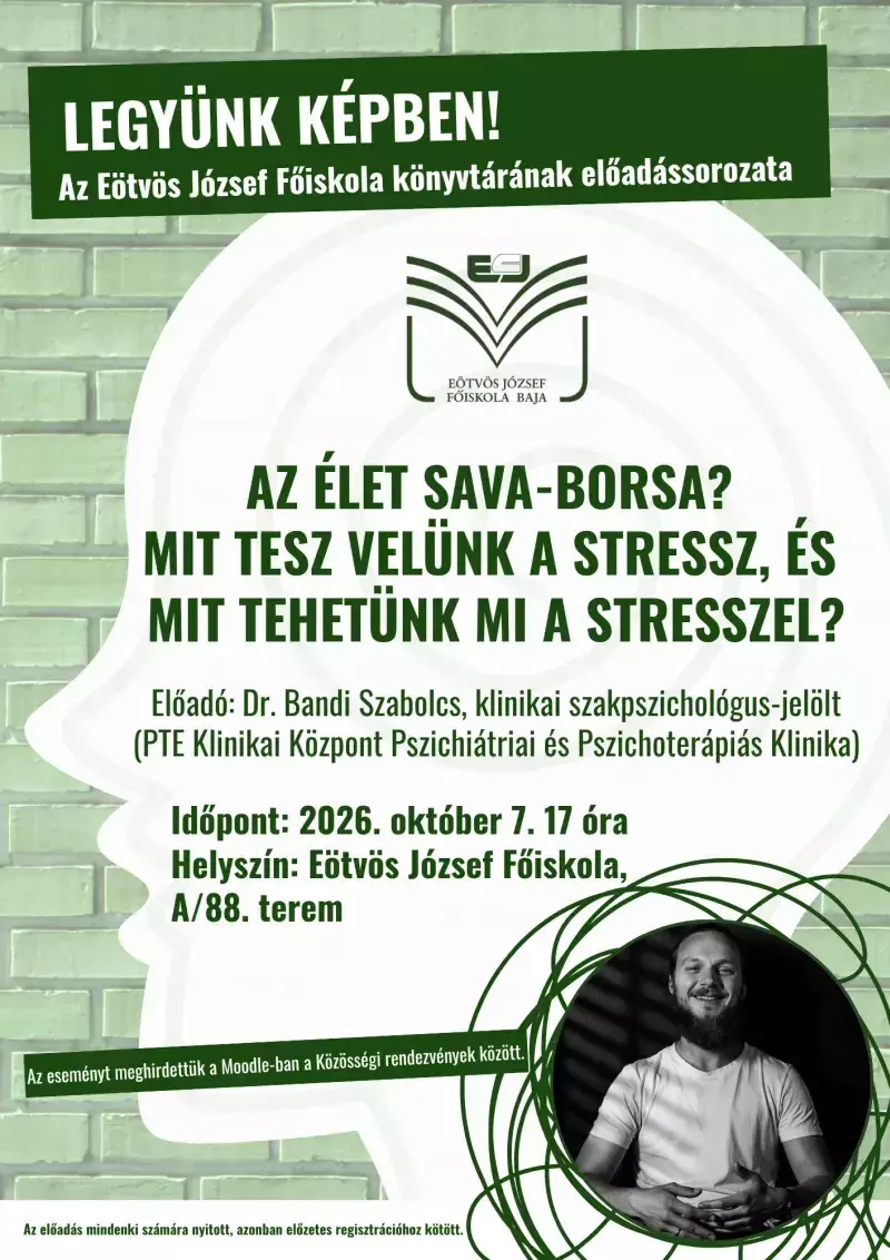 Az élet sava-borsa? Beszéljünk a stresszről!